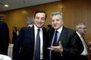 Mario Draghi e Jean-Claude Trichet